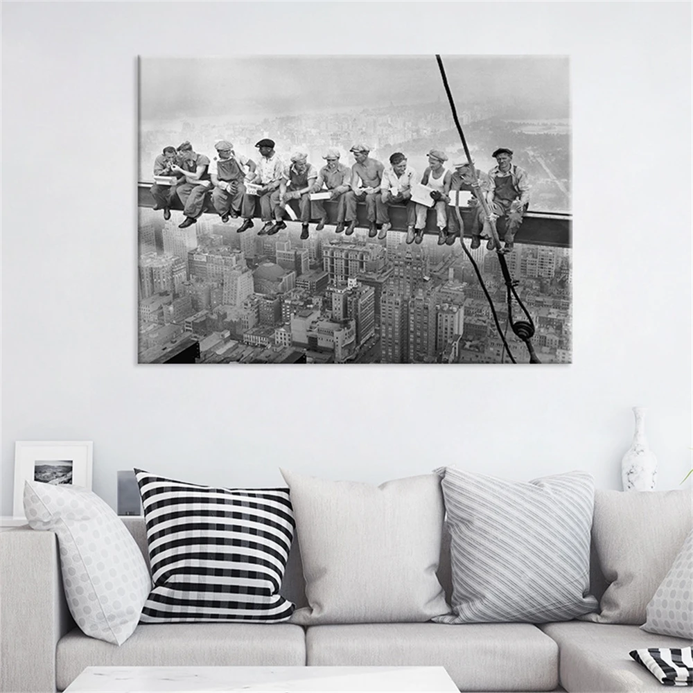 Black and white photo art decoration picture American hanging frameless core cloth straight
Black and white photo art decoration picture American hanging frameless core cloth straight
