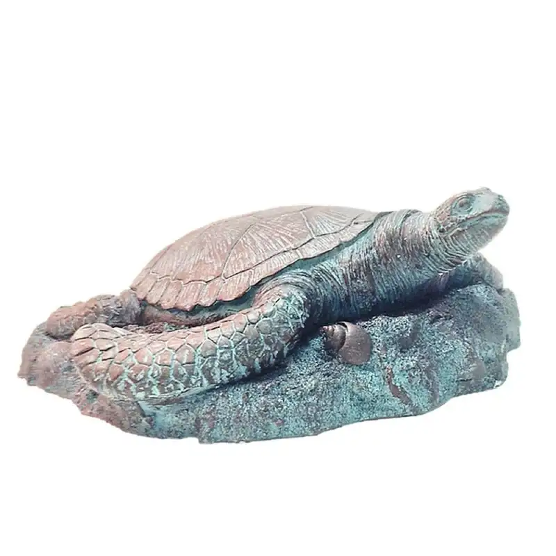 in. Sea Turtle 3/D Coastal Stepping Stone Nautical Beach Garden Statue Bronze Patina Finish Desk decorations for men Living room
in. Sea Turtle 3/D Coastal Stepping Stone Nautical Beach Garden Statue Bronze Patina Finish Desk decorations for men Living room