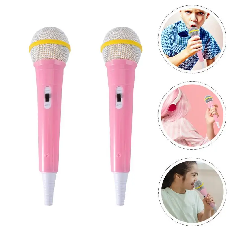 2Pcs Plaything Microphone Toy Interesting Toy Microphone Funny Kids Microphone Props for Kids Children Home
2Pcs Plaything Microphone Toy Interesting Toy Microphone Funny Kids Microphone Props for Kids Children Home