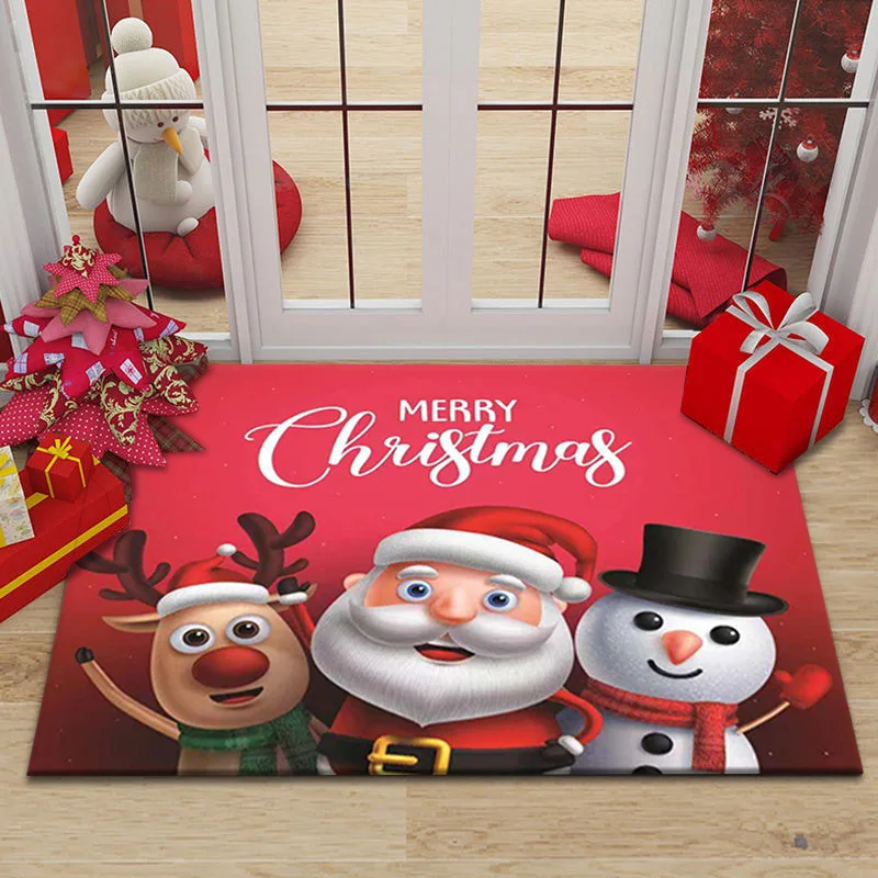 Santa Claus Home Entrance Carpet Door Mat Merry Christmas Non-Slip Hallway Bedroom Bathroom Mat Living Room Rugs Tapis Chambre
Santa Claus Home Entrance Carpet Door Mat Merry Christmas Non-Slip Hallway Bedroom Bathroom Mat Living Room Rugs Tapis Chambre