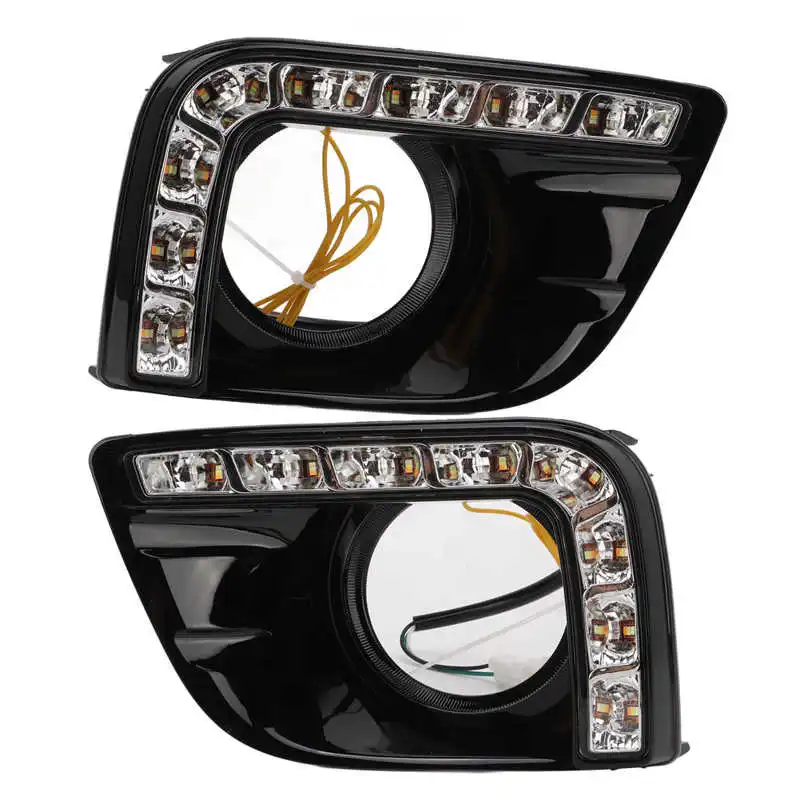 DRL Headlights Non Electronic Interference DRL Fog Light Bright with Harness Replacement for PRADO 2010‑2013 for Automobile
DRL Headlights Non Electronic Interference DRL Fog Light Bright with Harness Replacement for PRADO 2010‑2013 for Automobile