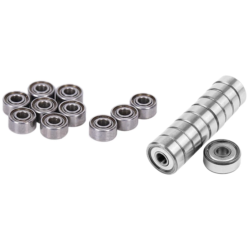 10Pcs Miniature Sealed Metal Shielded Metric Radial Ball Bearing Model: MR52-ZZ 2X5X2.5mm & 10Pcs 604 ZZ 4X12X4MM
10Pcs Miniature Sealed Metal Shielded Metric Radial Ball Bearing Model: MR52-ZZ 2X5X2.5mm & 10Pcs 604 ZZ 4X12X4MM