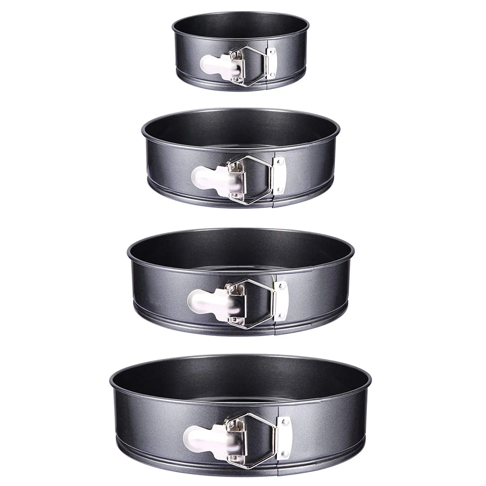 4Pcs/Set Cake Pan for Baking Removable Bottom Non-Stick Springform Cheesecake Pan Leakproof Round Cake Mold Cake Pan Set
4Pcs/Set Cake Pan for Baking Removable Bottom Non-Stick Springform Cheesecake Pan Leakproof Round Cake Mold Cake Pan Set