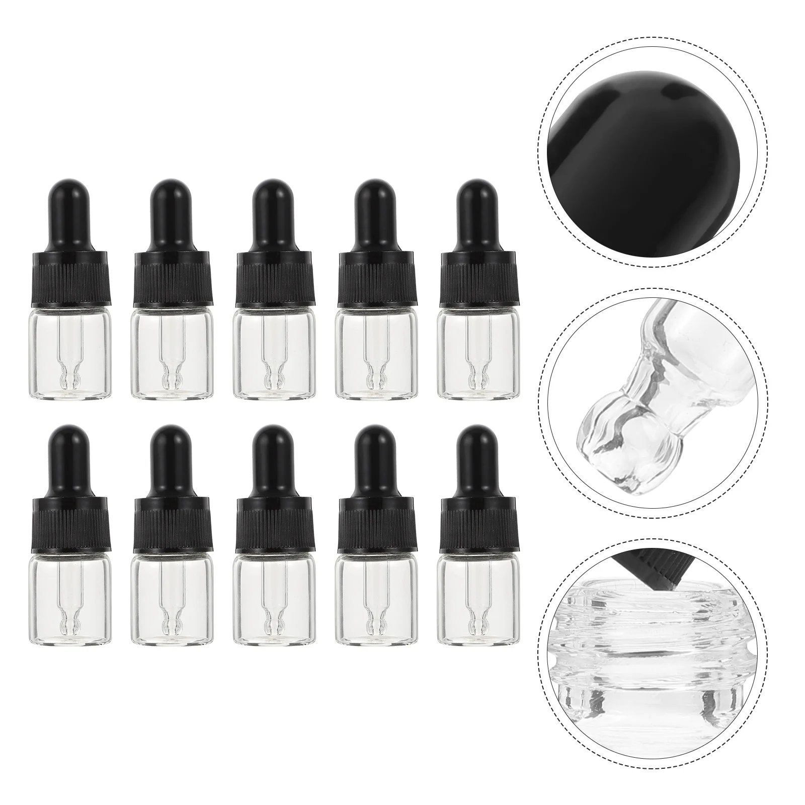 10pcs Glass Bottles Clear Refillable Empty Bottle with Dropper Cap Chemistry Chemicals Colognes Perfumes 5ml
10pcs Glass Bottles Clear Refillable Empty Bottle with Dropper Cap Chemistry Chemicals Colognes Perfumes 5ml