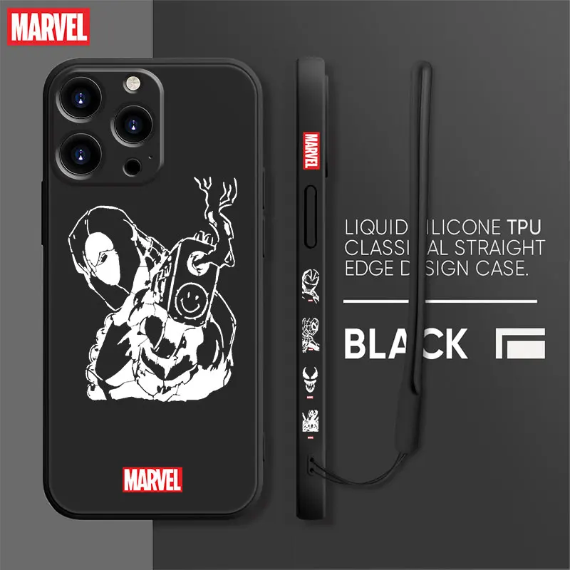 Celular Liquid Cover Case for iPhone 13 12 11 Pro Max XR 7 8 Plus SE XS 8p Mini i13 Marvel Spiderman Deadpool TPU Silicone Bag
Celular Liquid Cover Case for iPhone 13 12 11 Pro Max XR 7 8 Plus SE XS 8p Mini i13 Marvel Spiderman Deadpool TPU Silicone Bag