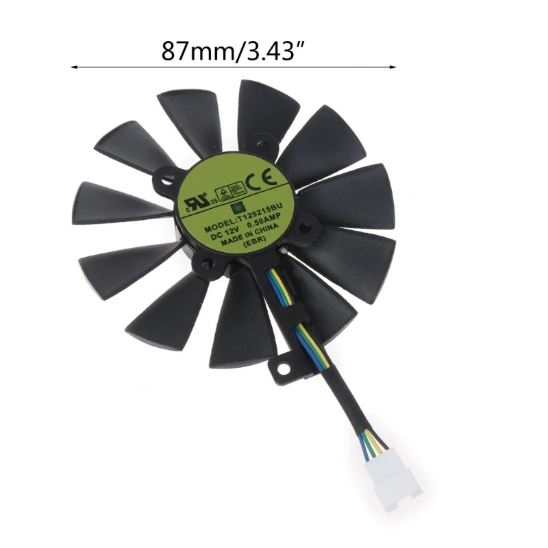 Охлаждающий вентилятор для видеокарты STRIX GTX 1080/980Ti/1060/1070, 87 мм
Охлаждающий вентилятор для видеокарты STRIX GTX 1080/980Ti/1060/1070, 87 мм