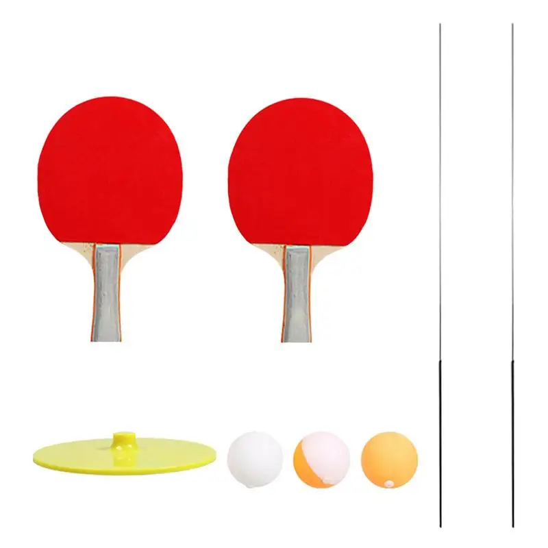 Table Tennis Trainer Portable Table Tennis Soft Shaft Kit Pingpong Balls Training Device For Parent Kids Improve Hand-Eye
Table Tennis Trainer Portable Table Tennis Soft Shaft Kit Pingpong Balls Training Device For Parent Kids Improve Hand-Eye
