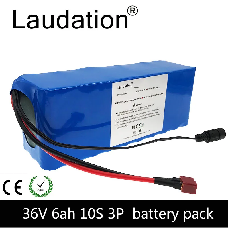 Laudation 10S3P 36V 6ah Battery 250W 350W High Power And Capacity 18650 Pack Motorcycle Electric Car Bicycle Scooter With15A BMS
Laudation 10S3P 36V 6ah Battery 250W 350W High Power And Capacity 18650 Pack Motorcycle Electric Car Bicycle Scooter With15A BMS