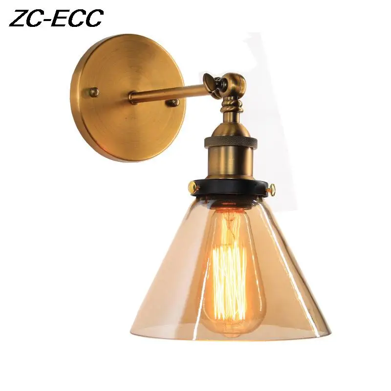 ZC-ECC Vintage LED Wall Lamp For Restaurant Bedroom Bedside Sconces Lamp Retro Industrial Style Glass E27 Wall Light Home Decor
ZC-ECC Vintage LED Wall Lamp For Restaurant Bedroom Bedside Sconces Lamp Retro Industrial Style Glass E27 Wall Light Home Decor