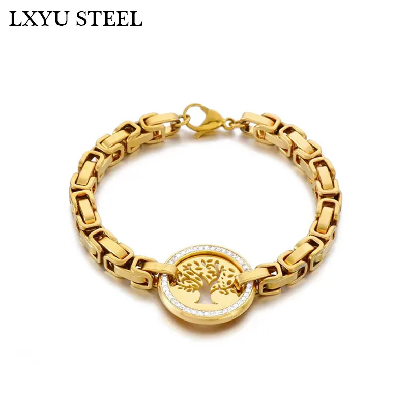 Tree of Life Charm Bracelets For Women Gift pulseira mujer moda CZ Round Tree Bracelet Femme Jewelry
Tree of Life Charm Bracelets For Women Gift pulseira mujer moda CZ Round Tree Bracelet Femme Jewelry