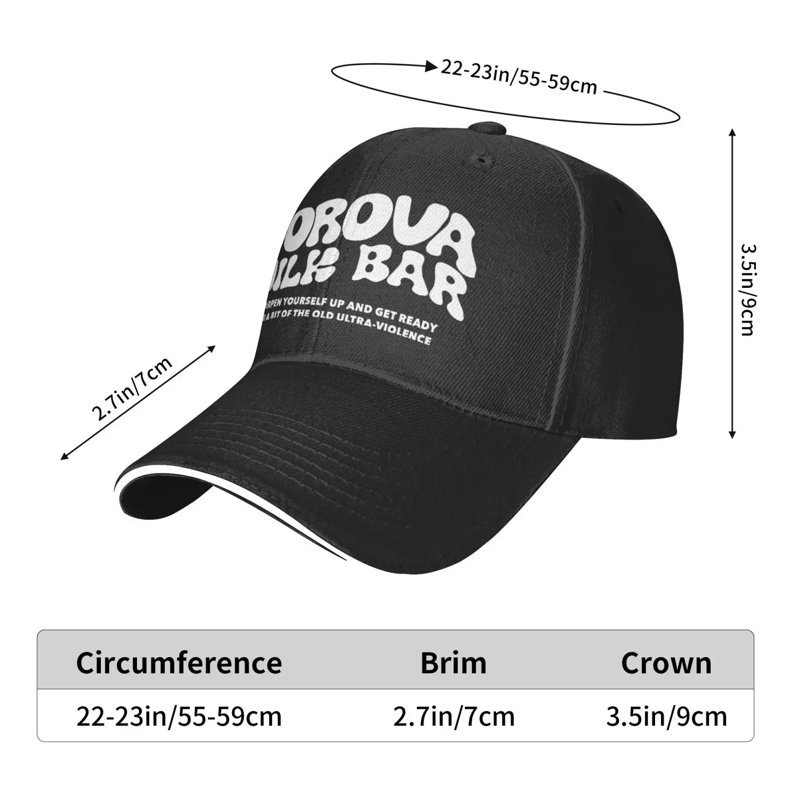 Korova Milk Bar Shirta Clockwork Orange Women Hat Hats Black Women's Baseball Cap Women's Bucket Hat
Korova Milk Bar Shirta Clockwork Orange Women Hat Hats Black Women's Baseball Cap Women's Bucket Hat