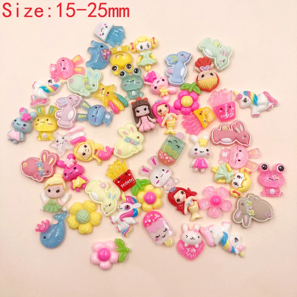 20Pcs Mixed Colorful Resin Rabbit Princess Ice Cream Cabochons DIY Crafts Phone Shell Decoration Scrapbooking Hair Accessories
20Pcs Mixed Colorful Resin Rabbit Princess Ice Cream Cabochons DIY Crafts Phone Shell Decoration Scrapbooking Hair Accessories