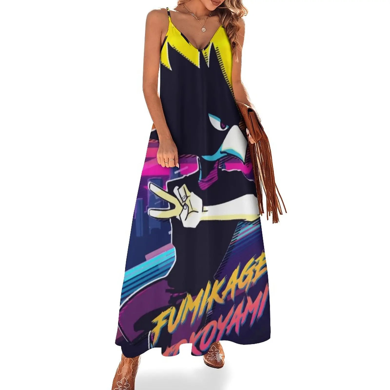 My Hero Academia Dress Fumikage Tokoyami Kawaii Maxi Dress Street Fashion Boho Beach Women Spaghetti Straps Design Long Dresses
My Hero Academia Dress Fumikage Tokoyami Kawaii Maxi Dress Street Fashion Boho Beach Women Spaghetti Straps Design Long Dresses