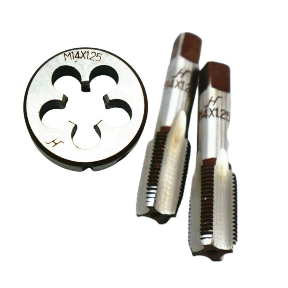 Durable Tap & Die Parts 3 Pcs Accessoires High Speed Steel Hot Sale M14X1.25mm Right Hand Useful For Muzzle Work
Durable Tap & Die Parts 3 Pcs Accessoires High Speed Steel Hot Sale M14X1.25mm Right Hand Useful For Muzzle Work