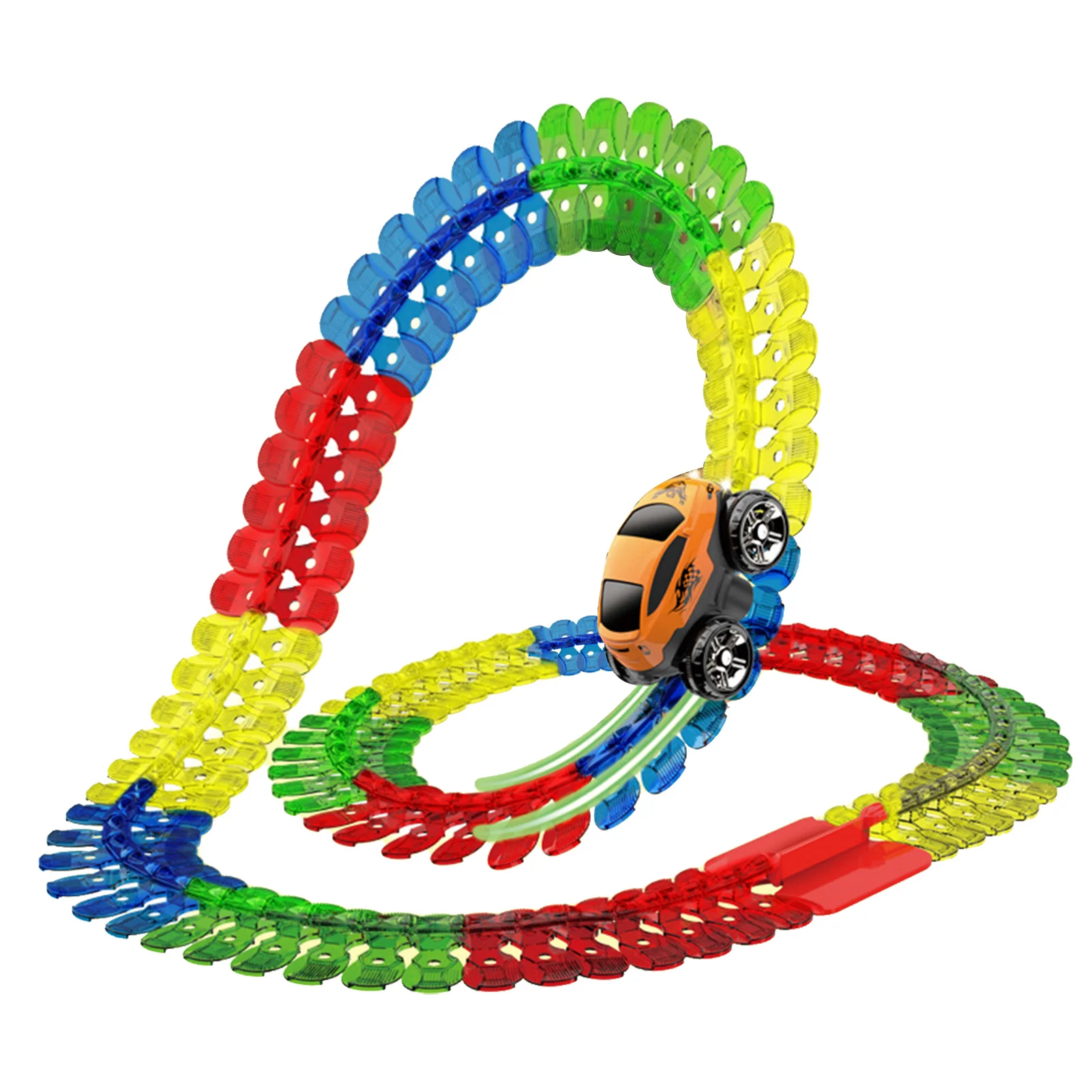 Rail Car Scene Toy DIY Puzzle Tunnel Roller Coaster Easy To Use Glow Race Magic Racing Track Toy Bring Fun Fabulous Christmas
Rail Car Scene Toy DIY Puzzle Tunnel Roller Coaster Easy To Use Glow Race Magic Racing Track Toy Bring Fun Fabulous Christmas