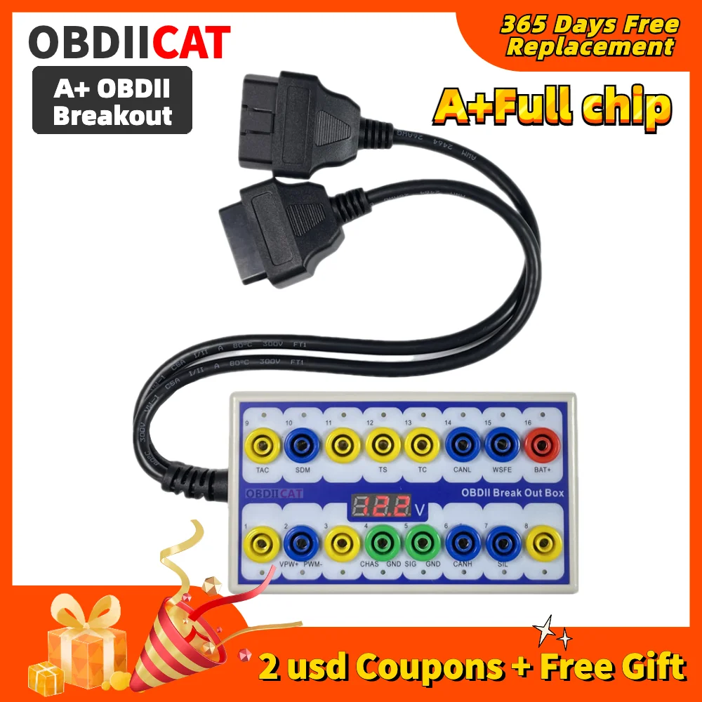 OBDIICAT Новый OBD 2 Break Out Box OBD2 Breakout Box OBD OBDII протокол детектор диагностический разъем для авто автомобиля
OBDIICAT Новый OBD 2 Break Out Box OBD2 Breakout Box OBD OBDII протокол детектор диагностический разъем для авто автомобиля