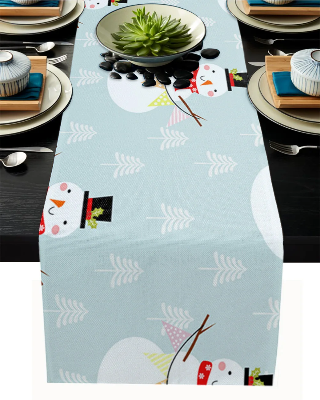 Snowman Christmas Tree Hat Tablecloth Table Runner Decoration Home Decor Dinner Table Decoration Table Decor 
Snowman Christmas Tree Hat Tablecloth Table Runner Decoration Home Decor Dinner Table Decoration Table Decor