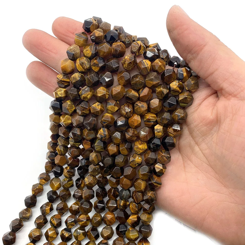 Yellow Tiger Eye Natural Stone Beads Faceted Loose Beads For Fashion Making DIY Charm Bracelet Earrings Necklace Accessories
Yellow Tiger Eye Natural Stone Beads Faceted Loose Beads For Fashion Making DIY Charm Bracelet Earrings Necklace Accessories