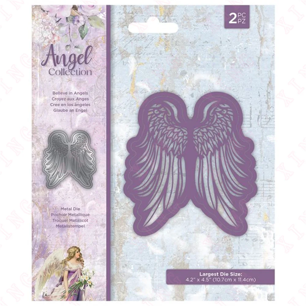 Arrival Metal Cutting Dies Scrapbook Decoration Embossing Template New Diy Make Card Album Handmade Craft Believe in Angels Mold
Arrival Metal Cutting Dies Scrapbook Decoration Embossing Template New Diy Make Card Album Handmade Craft Believe in Angels Mold