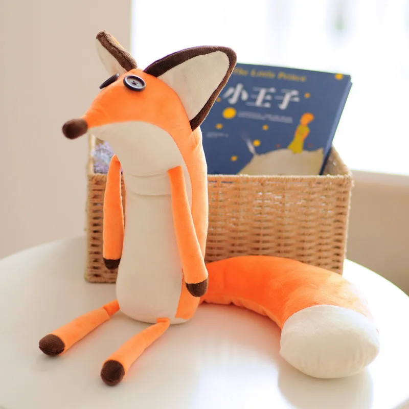 

60cm Little Prince And The Fox Plush Dolls Stuffed Animals Plush Education Toys For Babys kids Christmas Birthday Gifts