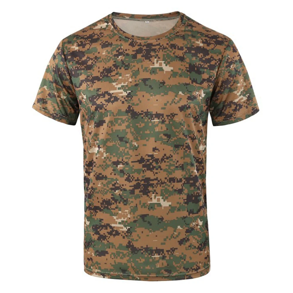 Men's Tactical T-shirt Quick-Drying Breathable Short Sleeve Hiking Camping Military T-Shirt Hunting Clothing Camouflage Summer
Men's Tactical T-shirt Quick-Drying Breathable Short Sleeve Hiking Camping Military T-Shirt Hunting Clothing Camouflage Summer