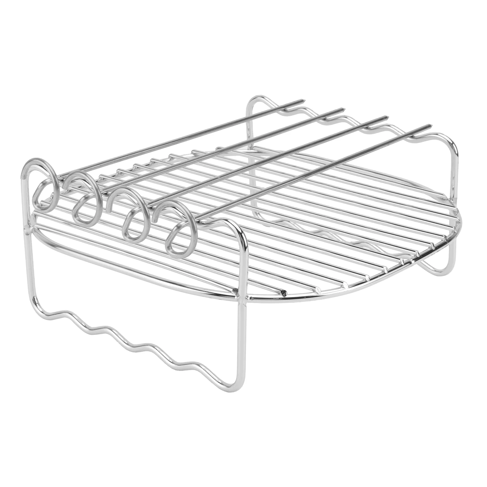 Rack Grill Fryer Air Stand Steamer Steaming Tools Layer Double Drying Racks Cooking Dehydrator Cooling Skewers Bbq Baking
Rack Grill Fryer Air Stand Steamer Steaming Tools Layer Double Drying Racks Cooking Dehydrator Cooling Skewers Bbq Baking