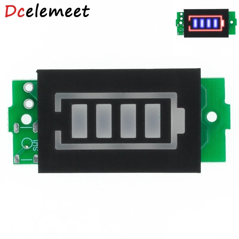 1S 2S 3S 4S Single 3.7V Li-ion Lithium Battery Capacity Indicator Module 4.2V Blue Display Electric Vehicle Battery Power Tester
1S 2S 3S 4S Single 3.7V Li-ion Lithium Battery Capacity Indicator Module 4.2V Blue Display Electric Vehicle Battery Power Tester