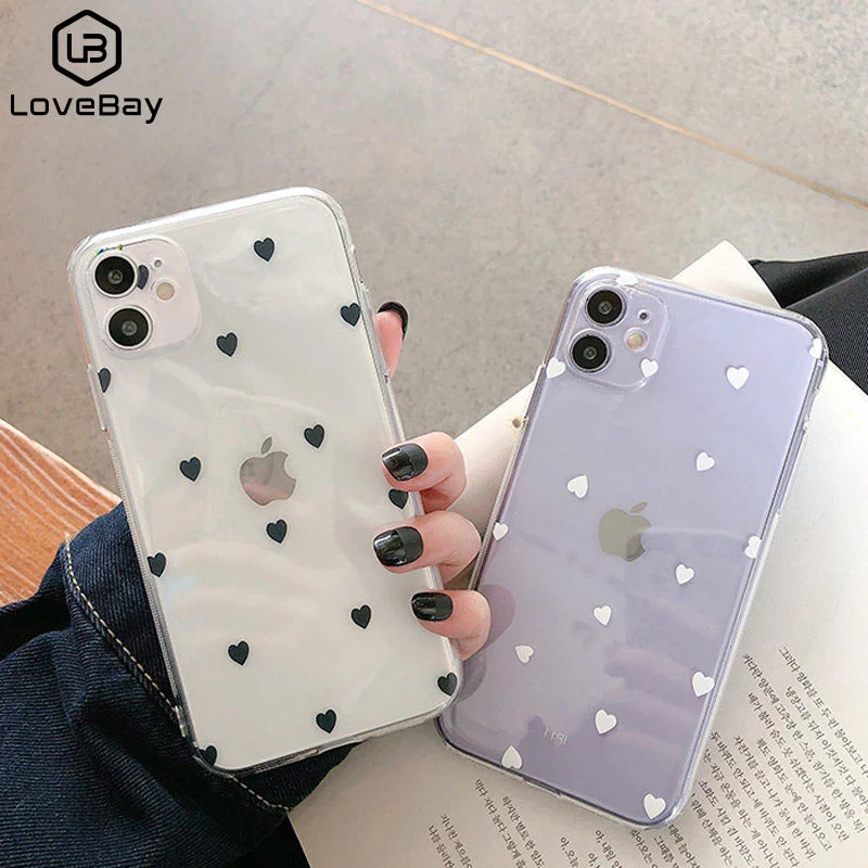 Милый мультяшный чехол Lov с любовным сердцем для iPhone 13 12 11 Pro Max 7 8 Plus X XR XS Max SE 2020, прозрачный мягкий чехол с волнистыми точками
Милый мультяшный чехол Lov с любовным сердцем для iPhone 13 12 11 Pro Max 7 8 Plus X XR XS Max SE 2020, прозрачный мягкий чехол с волнистыми точками