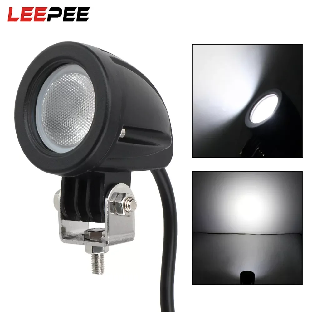 LEEPEE Motorcycle Headlight LED Work Light 10W 2 Inch 1 Piece LED Motorcycle Spotlight Flood Light
LEEPEE Motorcycle Headlight LED Work Light 10W 2 Inch 1 Piece LED Motorcycle Spotlight Flood Light