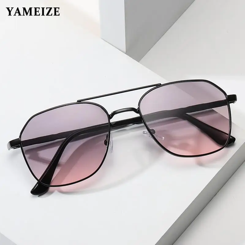 Солнцезащитные очки YAMEIZE женские, квадратные, круглые, модные, уличные, с металлическими дужками и защитой от ультрафиолета, 2022 
Солнцезащитные очки YAMEIZE женские, квадратные, круглые, модные, уличные, с металлическими дужками и защитой от ультрафиолета, 2022