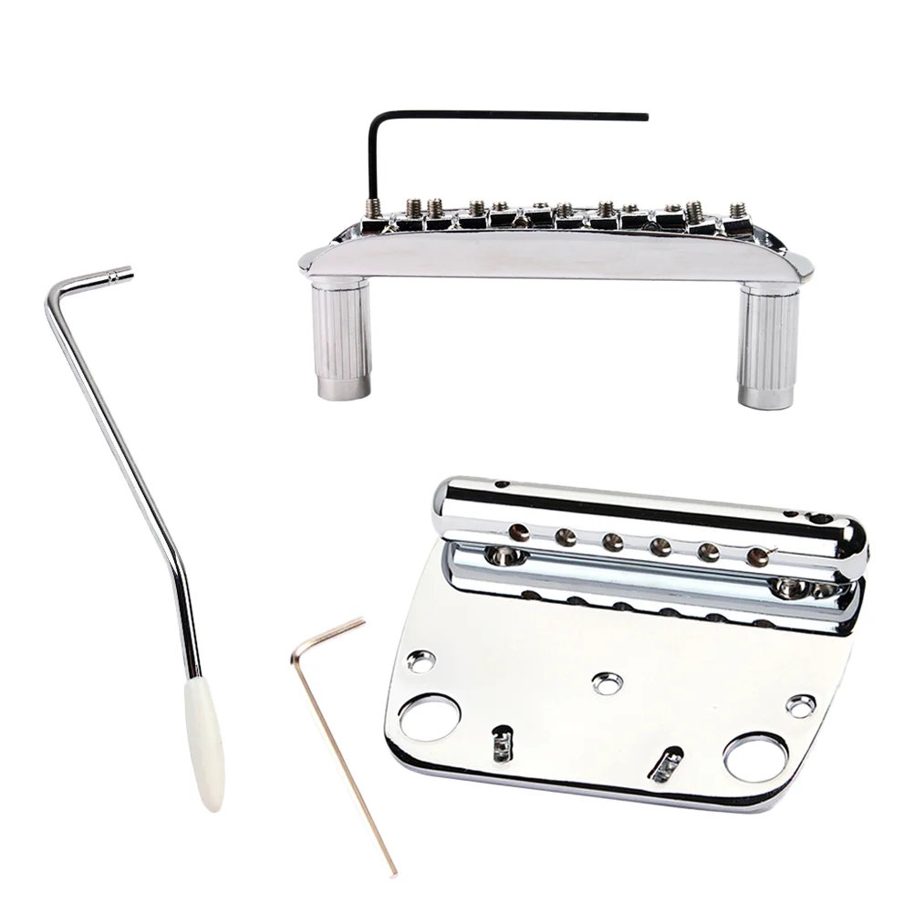 Exquisite 6 String Guitar Tremolo Bridge Tailpiece Set for Mustang Guitar Guitar Part Accessories
Exquisite 6 String Guitar Tremolo Bridge Tailpiece Set for Mustang Guitar Guitar Part Accessories