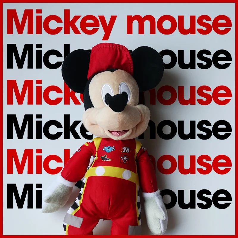 Disney Original 32cm Mickey Mouse Rare Vintage Wearing Racing Suit Cute Kawaii Stuffed Plush Soft Cute Toy Gifts for Children
Disney Original 32cm Mickey Mouse Rare Vintage Wearing Racing Suit Cute Kawaii Stuffed Plush Soft Cute Toy Gifts for Children