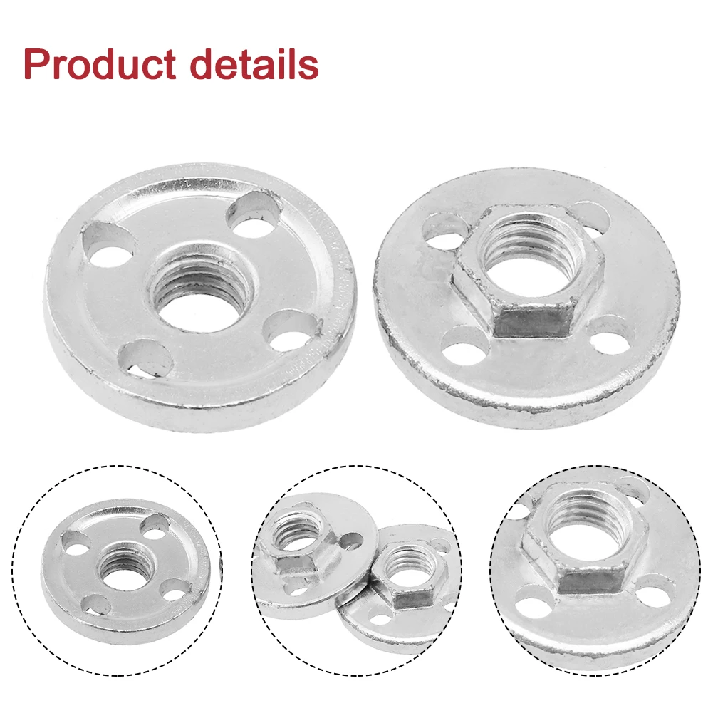 Platen Cover Pressure Plate 100 Type 2pcs Angle Grinder Cover Fitting Tool Four-hole Hexagon Nut Metal Durable
Platen Cover Pressure Plate 100 Type 2pcs Angle Grinder Cover Fitting Tool Four-hole Hexagon Nut Metal Durable