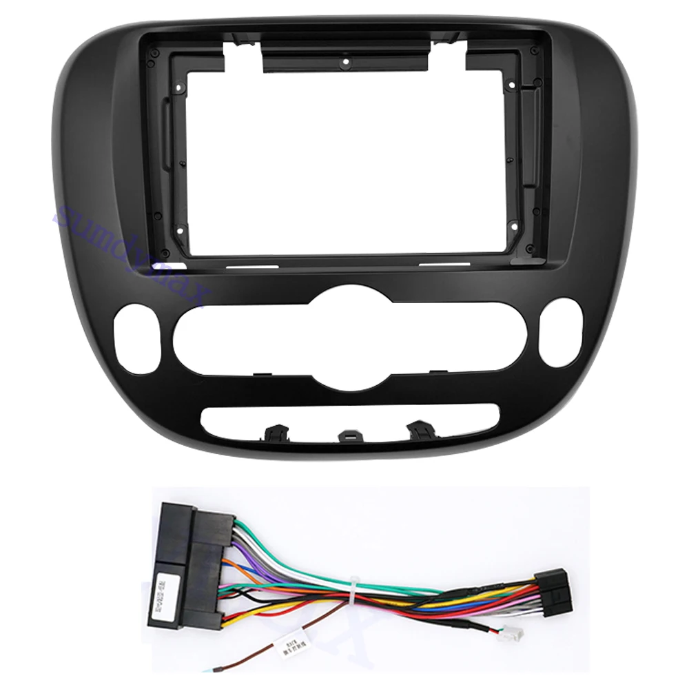 2din Car DVD frame audio mounting adapter panel suitable for Kia Soul 2014-2018 9inch big screen android car radio frame
2din Car DVD frame audio mounting adapter panel suitable for Kia Soul 2014-2018 9inch big screen android car radio frame