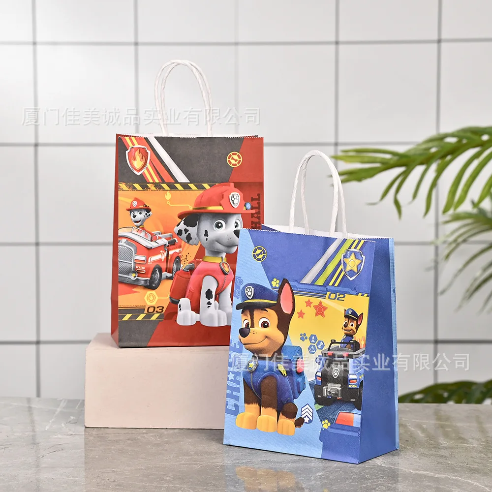 12Pcs/sets Paw patrol Portable Paper Bags Thank You Gift Packaging Bag for Thanksgiving Wedding Birthday Guests Christmas Presen
12Pcs/sets Paw patrol Portable Paper Bags Thank You Gift Packaging Bag for Thanksgiving Wedding Birthday Guests Christmas Presen