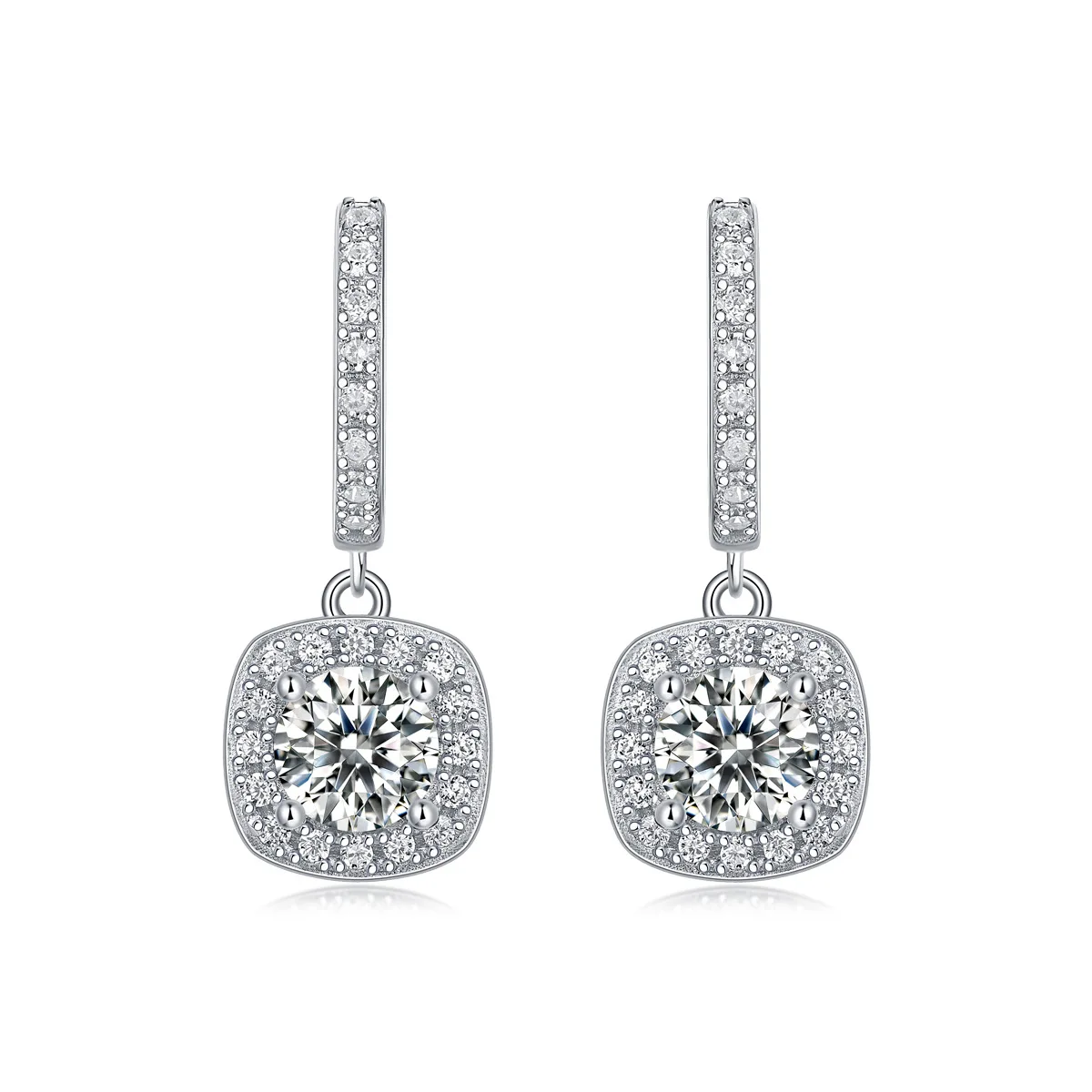 Exquisite Beauty Square Halo Moissanite Hoop Earrings For Women S925 Sterling Silver Jewelry Free Shipping Engagement Wedding
Exquisite Beauty Square Halo Moissanite Hoop Earrings For Women S925 Sterling Silver Jewelry Free Shipping Engagement Wedding