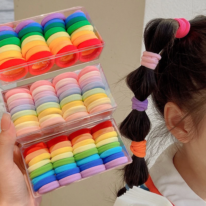 32pcs Girls Elastic Hair Accessories for Kids Ranbow Color Rubber Band Ponytail Holder Gum for Hair Ties Scrunchies Hairband
32pcs Girls Elastic Hair Accessories for Kids Ranbow Color Rubber Band Ponytail Holder Gum for Hair Ties Scrunchies Hairband