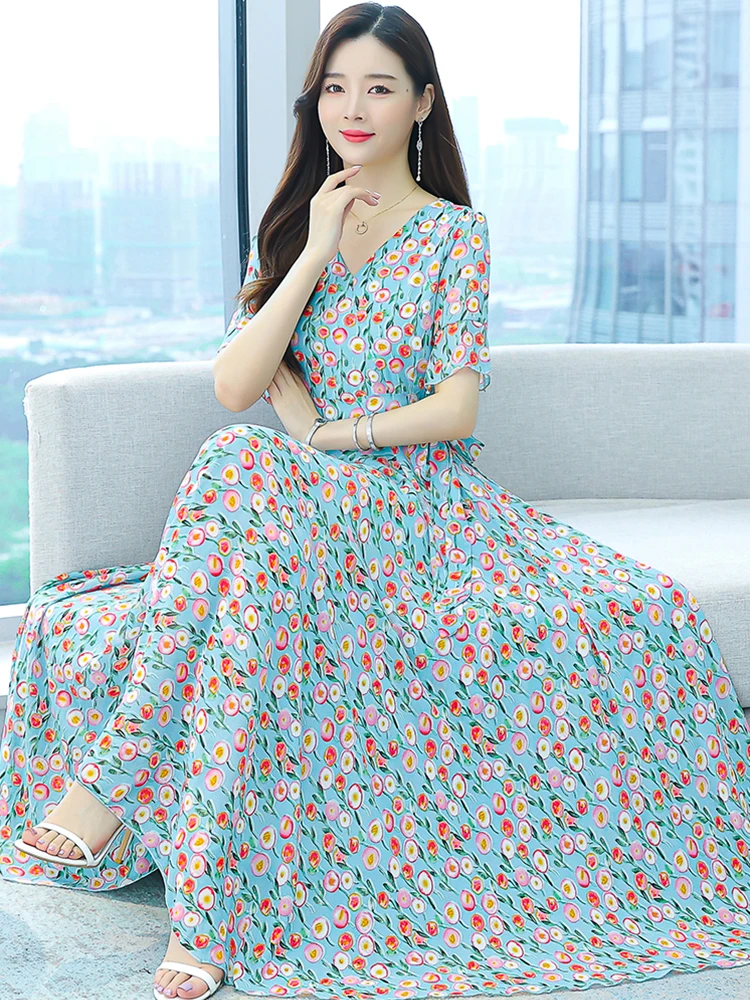 Elegant Evening Dresses Fashion Summer Clothes For Women Casual Maxi Night Dress Floral Prom Tunics Chiffon Party Midi Chic 2023
Elegant Evening Dresses Fashion Summer Clothes For Women Casual Maxi Night Dress Floral Prom Tunics Chiffon Party Midi Chic 2023