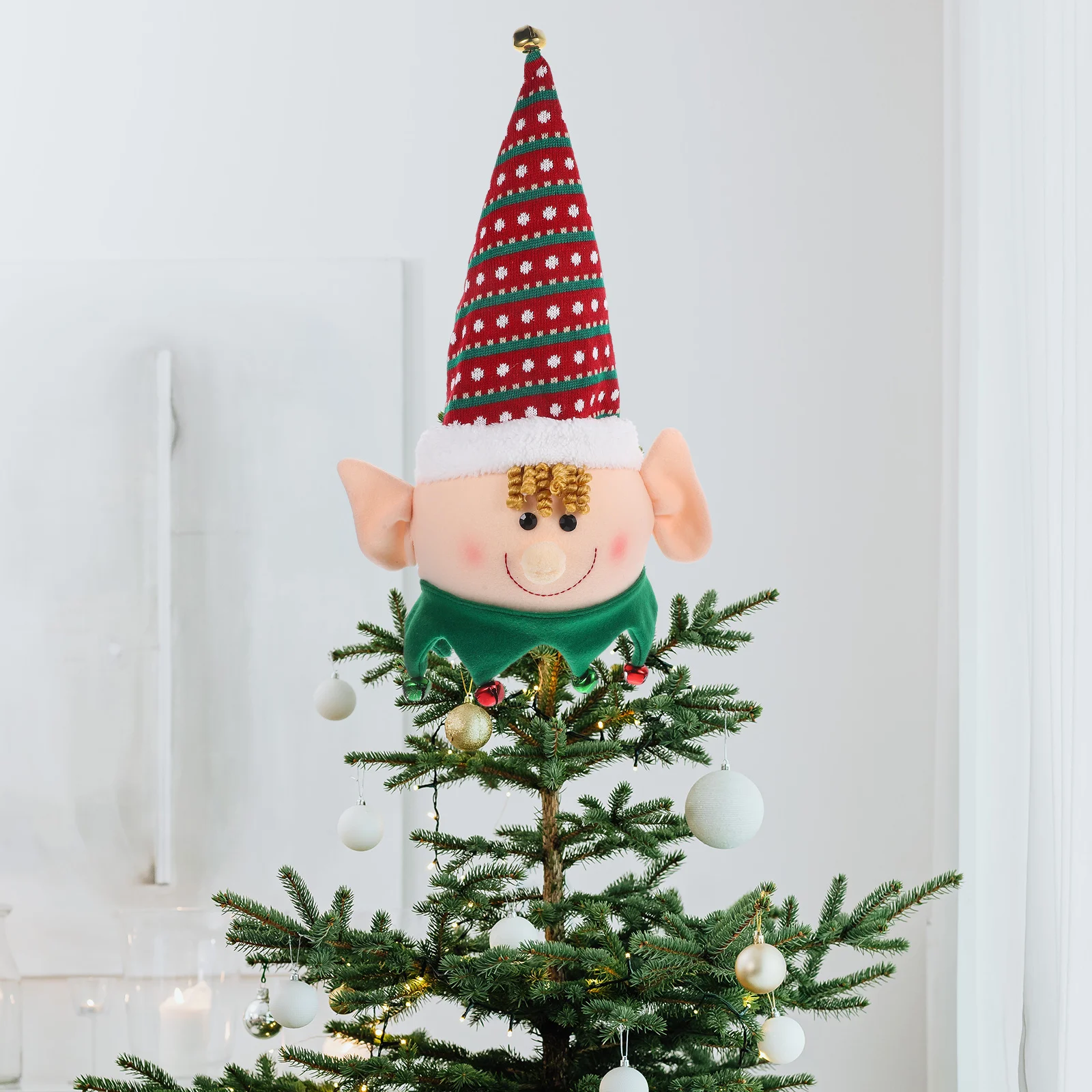Christmas Elf Treetop Topper Christmas Tree Ornament Party Adorable Elf Doll Adornment Festival Holiday Party Decoration
Christmas Elf Treetop Topper Christmas Tree Ornament Party Adorable Elf Doll Adornment Festival Holiday Party Decoration