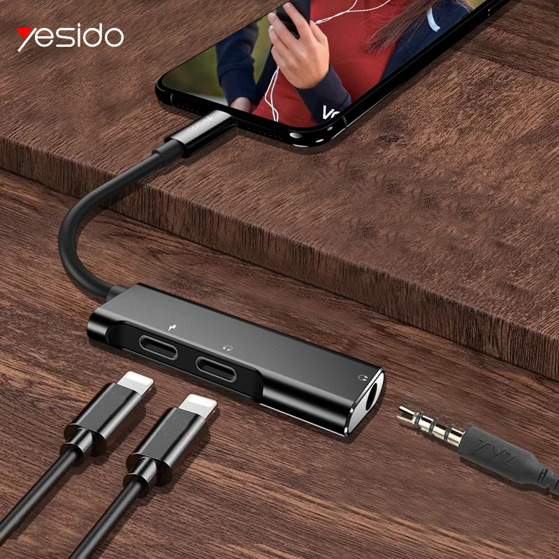 yesido 2 In 1 Adapter AUX Charging Lighting To 3.5mm Cable Splitter For Apple IPhone 11 12 XS MAX XR 7 8 Plus Aux Cable Splitte
yesido 2 In 1 Adapter AUX Charging Lighting To 3.5mm Cable Splitter For Apple IPhone 11 12 XS MAX XR 7 8 Plus Aux Cable Splitte