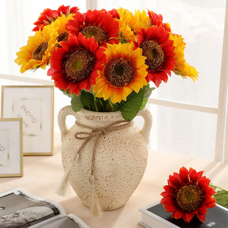 Simulation Sun Flower Single Head Sardine 45cm Sunflower Home Hotel Living Room Garden Decoration Sun Flower Fake Flowers DIY
Simulation Sun Flower Single Head Sardine 45cm Sunflower Home Hotel Living Room Garden Decoration Sun Flower Fake Flowers DIY