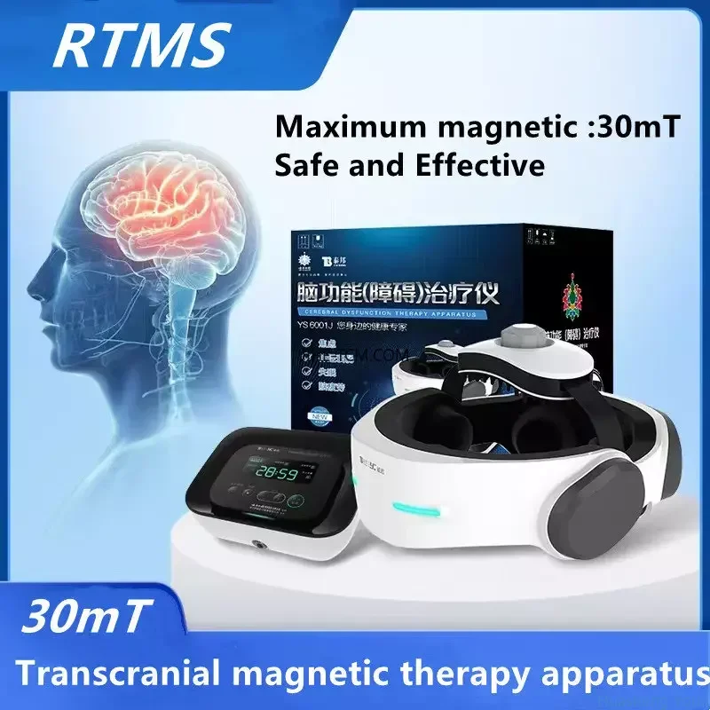 

RTMS транскраниальный Магнитный стимулятор для лечения болезни Паркинсона, бессонницы, тревожности, депрессии, инструмент для лечения шизофрении 30mt