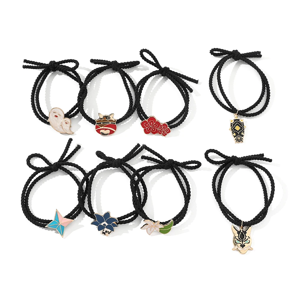 Genshin Impact Elastic Hair Rope With Metal Pendant Hair Tie Band Women Hair Accessories For Girls Ponytail Tool Game Peripheral
Genshin Impact Elastic Hair Rope With Metal Pendant Hair Tie Band Women Hair Accessories For Girls Ponytail Tool Game Peripheral