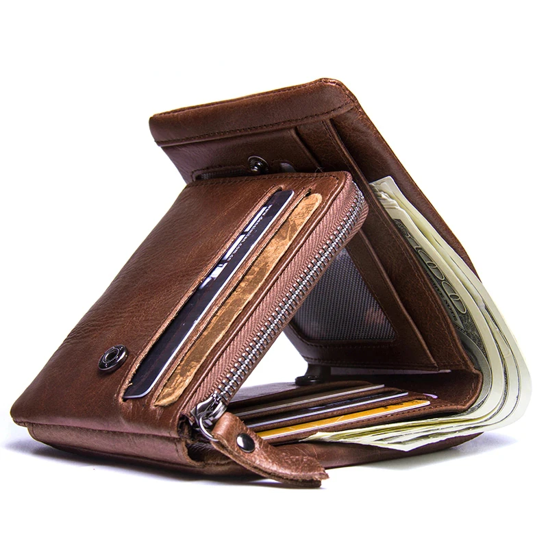 Brand Designer Men Wallets Genuine Leather Wallet Male Coin Purse Trifold Multifunctional Card Holder Money Bag Small
Brand Designer Men Wallets Genuine Leather Wallet Male Coin Purse Trifold Multifunctional Card Holder Money Bag Small