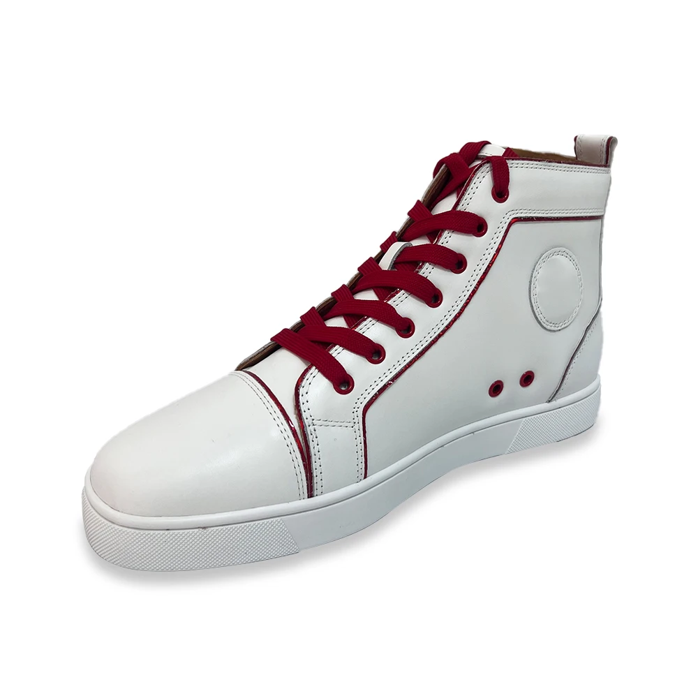Luxury Designer Calfskin Leather Casual Shoes Flatform High Top Zipper Sneakers Women Men Flat Shoes Sport Running Trainers
Luxury Designer Calfskin Leather Casual Shoes Flatform High Top Zipper Sneakers Women Men Flat Shoes Sport Running Trainers