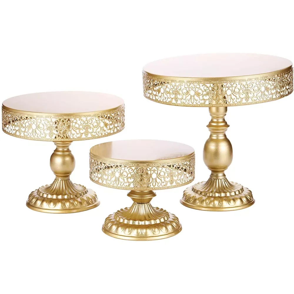 Cake Stand Dessert Cupcake Pastry Candy Display Plate for Wedding Event Birthday Party Round Metal Pedestal Holder Gold
Cake Stand Dessert Cupcake Pastry Candy Display Plate for Wedding Event Birthday Party Round Metal Pedestal Holder Gold