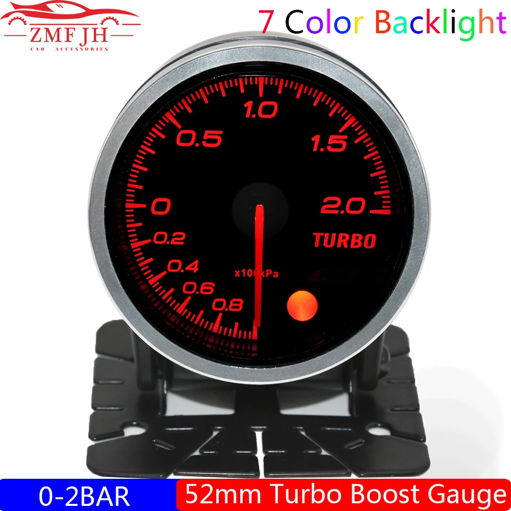 Автомобильный измеритель, измеритель турбо-подъемника с датчиком и держателем, 7 цветов, 12 В, 52 мм, 0-2 бар 
Автомобильный измеритель, измеритель турбо-подъемника с датчиком и держателем, 7 цветов, 12 В, 52 мм, 0-2 бар