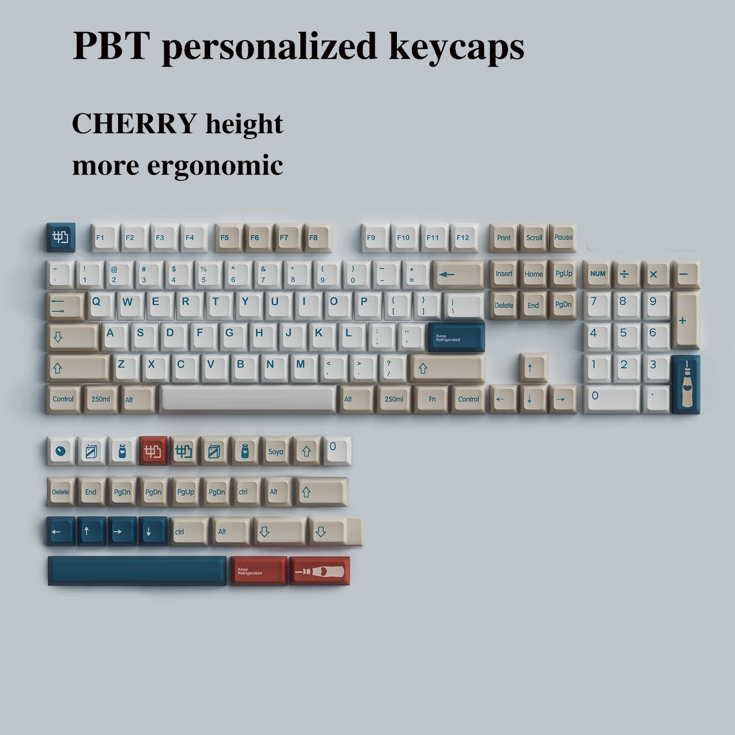 Keycaps English/Japanese CHERRY Height Personalized PBT Material Sublimation For Mx Switch Mechanical Keyboard 61 64 68 84 89 K
Keycaps English/Japanese CHERRY Height Personalized PBT Material Sublimation For Mx Switch Mechanical Keyboard 61 64 68 84 89 K