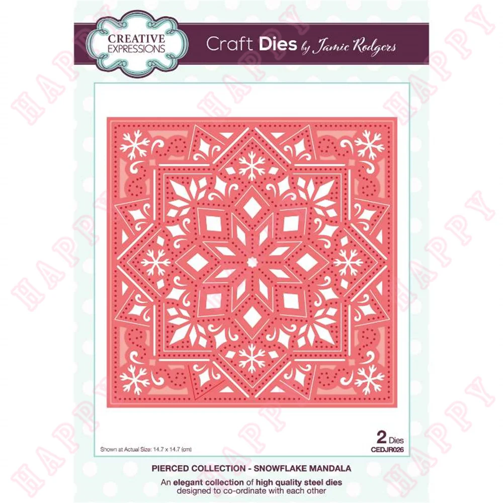 Christmas Metal Cutting Dies Snowflake Mandala Craft DIY Scrapbooking Paper Diary Decoration Manual Handmade For 2022 Embossing
Christmas Metal Cutting Dies Snowflake Mandala Craft DIY Scrapbooking Paper Diary Decoration Manual Handmade For 2022 Embossing