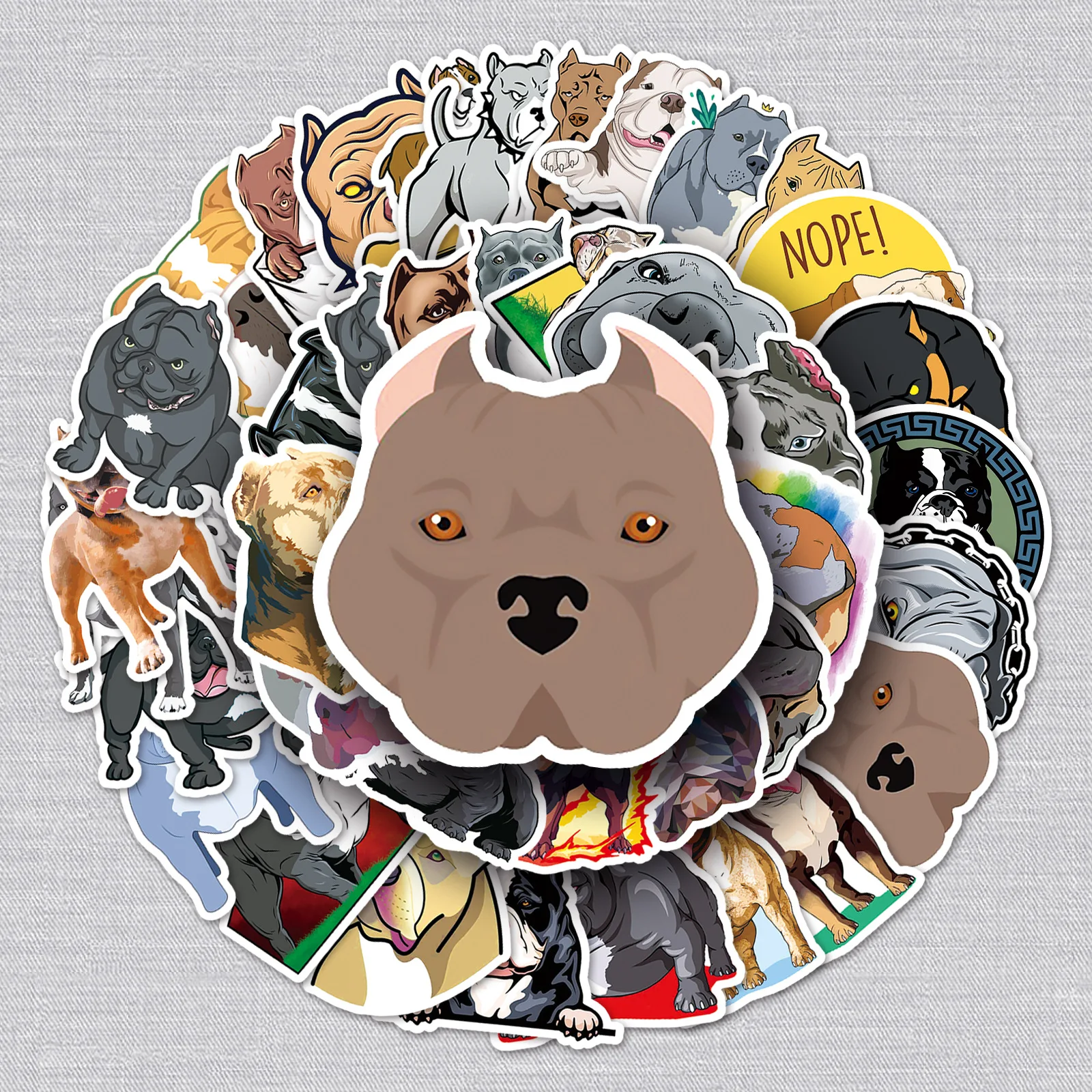 10/30/50PCS Bulldog Graffiti Stationery Stickers Animal Children Laptop Decoration Mobile Phone Luggage PVC Decals for Kids Toys
10/30/50PCS Bulldog Graffiti Stationery Stickers Animal Children Laptop Decoration Mobile Phone Luggage PVC Decals for Kids Toys